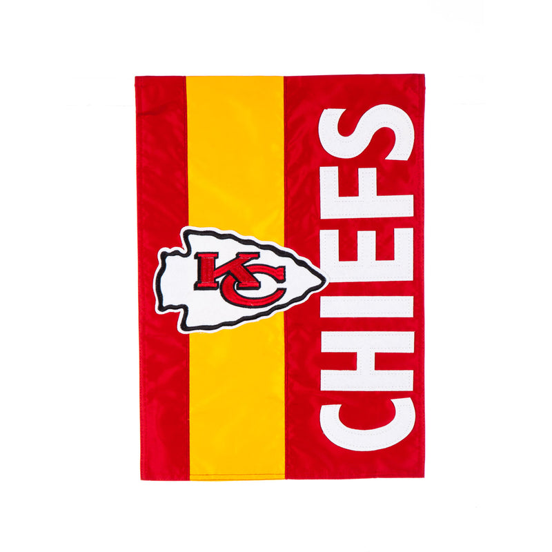 Kansas City Chiefs, Embellish Garden Flag,16sf3815