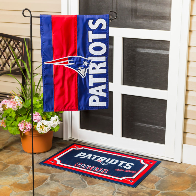 New England Patriots, Embellish Garden Flag,16sf3818