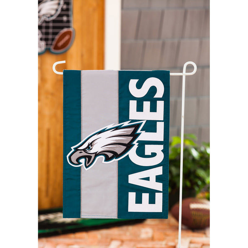 Evergreen Flag,Philadelphia Eagles, Embellish Garden Flag,12.5x0.1x18 Inches