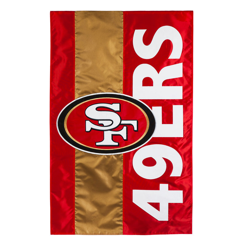 Evergreen Flag,San Francisco 49ers, Embellish Garden Flag,12.5x0.1x18 Inches