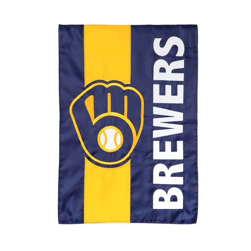 Milwaukee Brewers, Embellish Garden Flag,16sf4215b