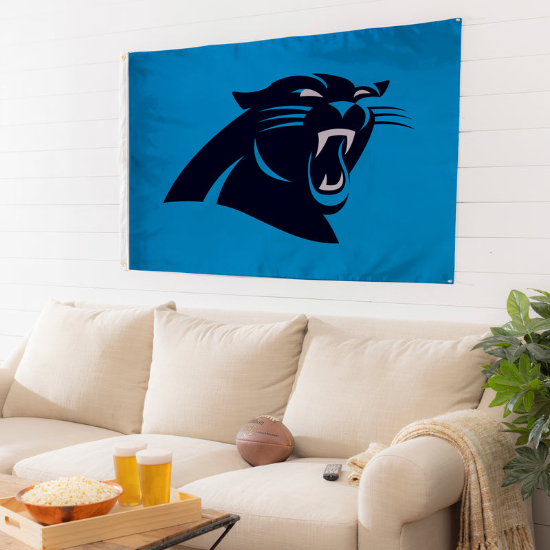 3'x5' Single Sided Flag w/ 2 Grommets, Carolina Panthers,173804