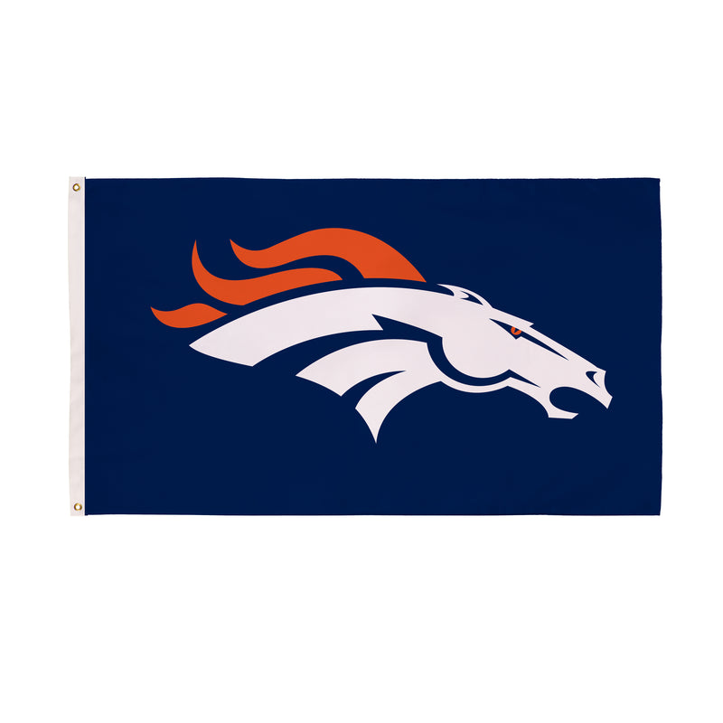 3'x5' Single Sided Flag w/ 2 Grommets, Denver Broncos,173809