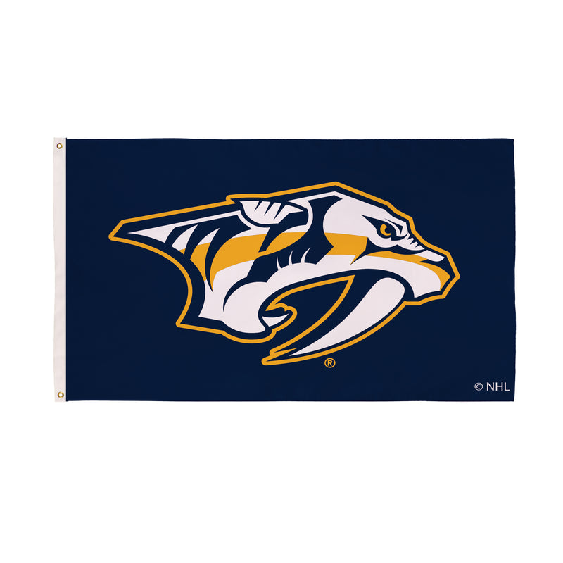 3'x5' Single Sided Flag w/ 2 Grommets, Nashville Predators,174365