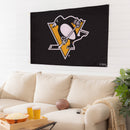 3'x5' Single Sided Flag w/ 2 Grommets, Pittsburgh Penguins,174372