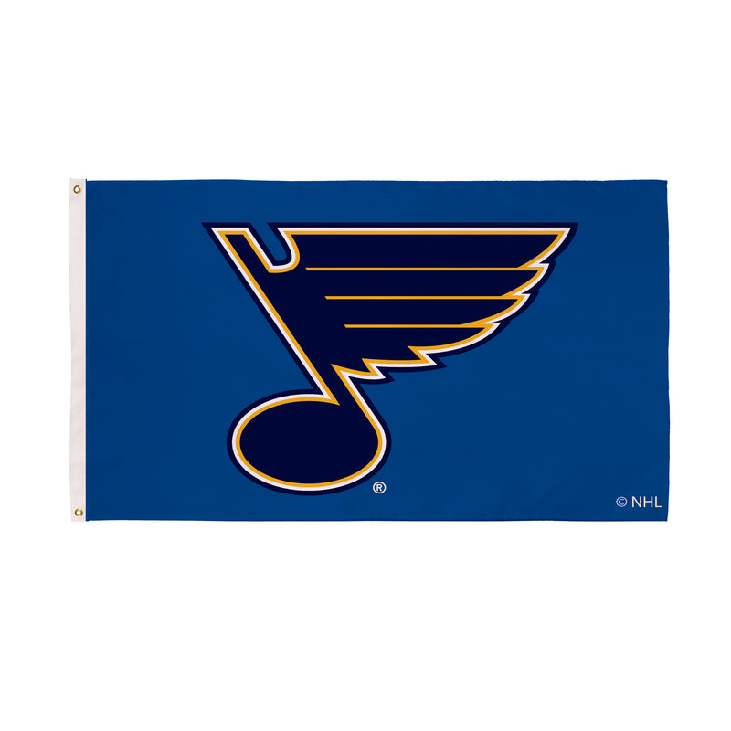 3'x5' Single Sided Flag w/ 2 Grommets, St. Louis Blues,174374