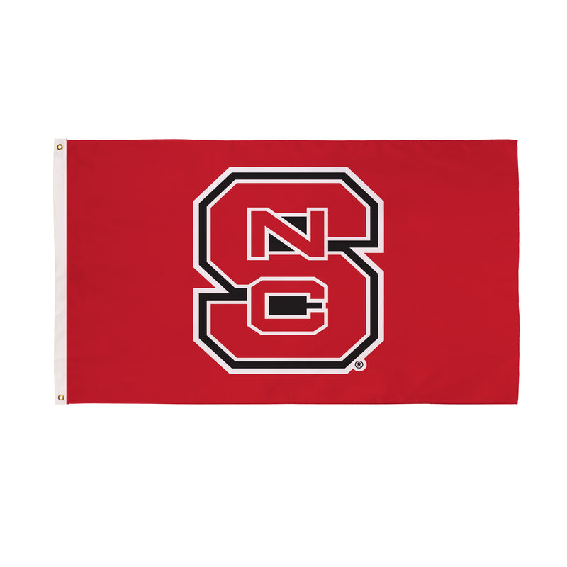 3'x5' Single Sided Flag w/ 2 Grommets, North Carolina State University,17909