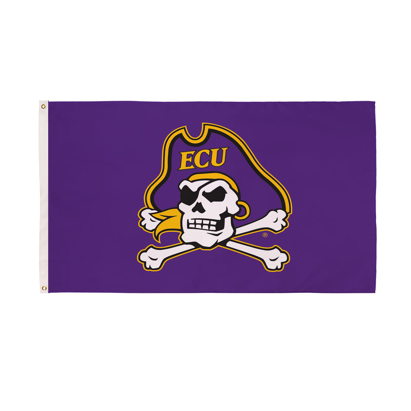 3'x5' Single Sided Flag w/ 2 Grommets, East Carolina University,17915