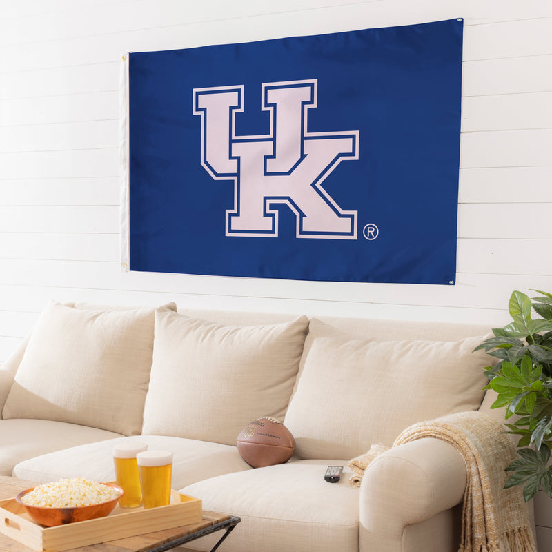 3'x5' Single Sided Flag w/ 2 Grommets, University of Kentucky,17944