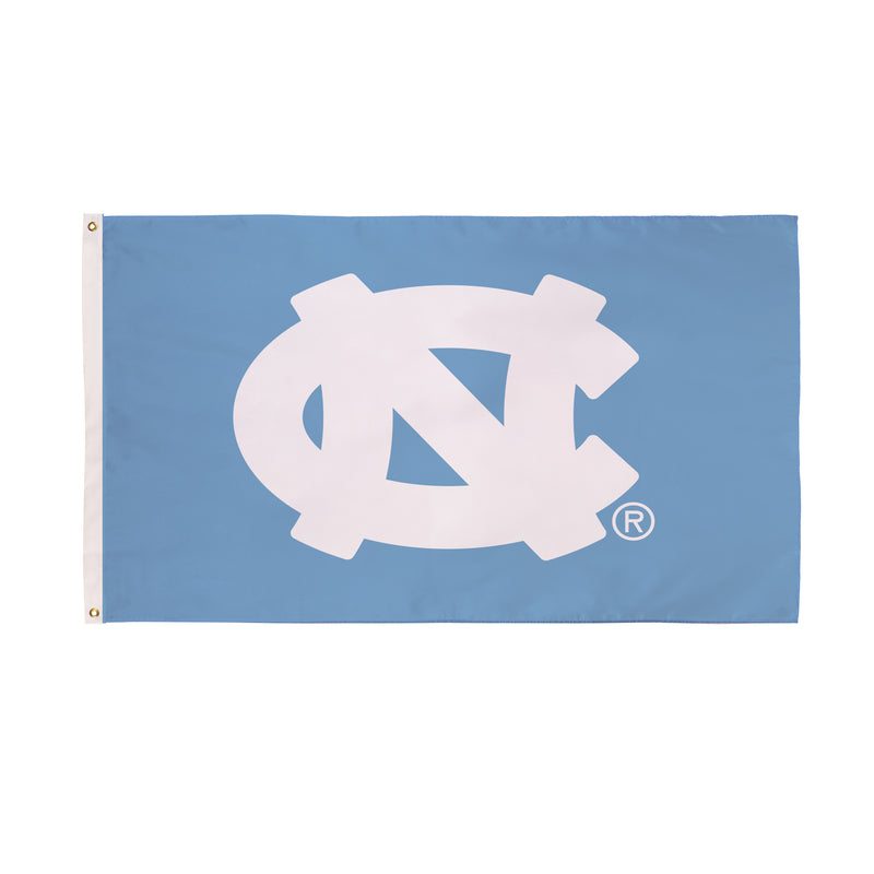 3'x5' Single Sided Flag w/ 2 Grommets, University of North Carolina,17951