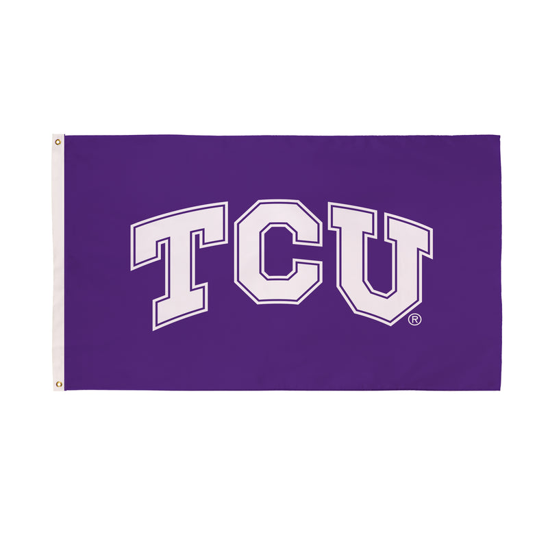 3'x5' Single Sided Flag w/ 2 Grommets, Texas Christian University,17960