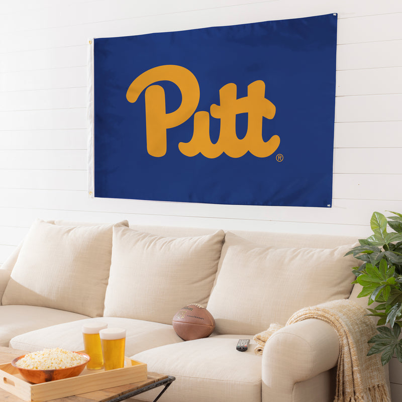 3'x5' Single Sided Flag w/ 2 Grommets, University of Pittsburgh,17961