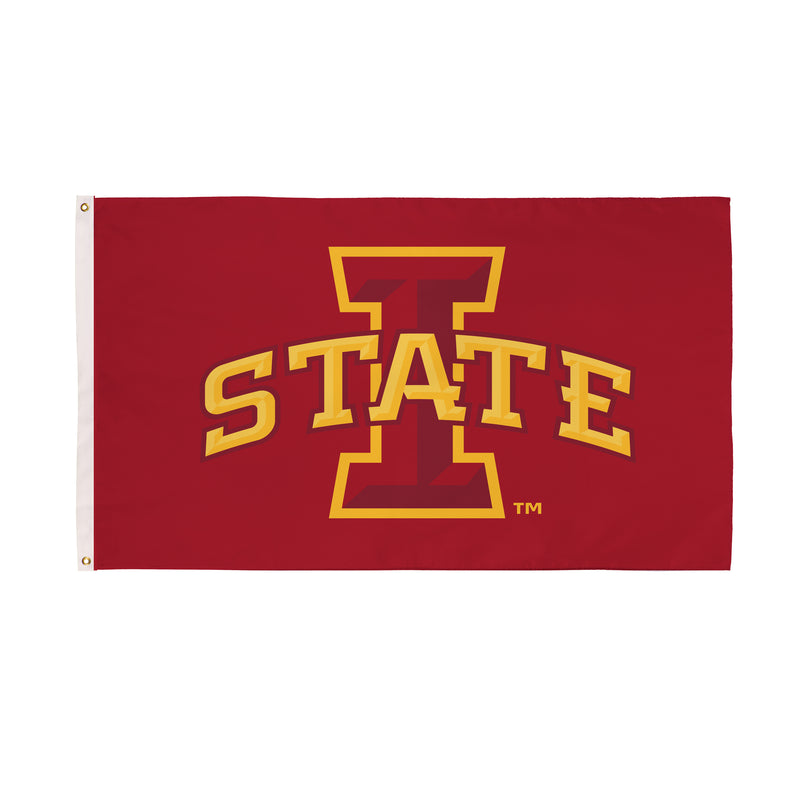 3'x5' Single Sided Flag w/ 2 Grommets, Iowa State University,17962