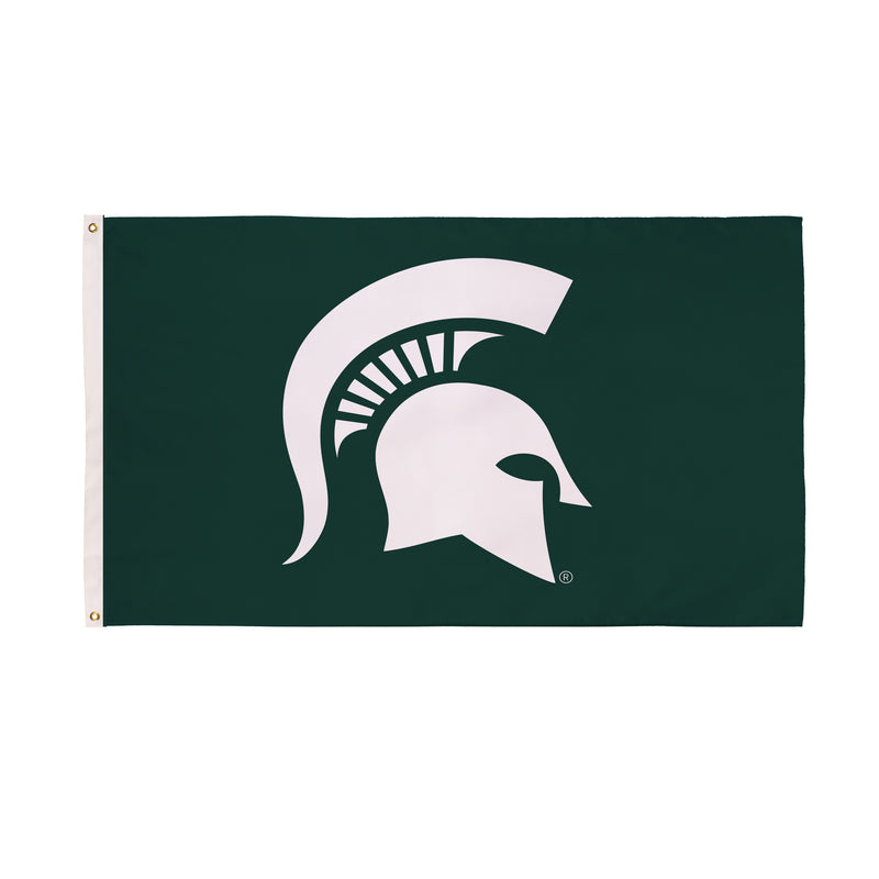 3'x5' Single Sided Flag w/ 2 Grommets, Michigan State University,17971