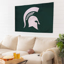 3'x5' Single Sided Flag w/ 2 Grommets, Michigan State University,17971