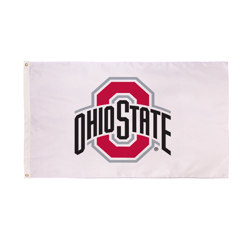 3'x5' Single Sided Flag w/ 2 Grommets, Ohio State University,17973