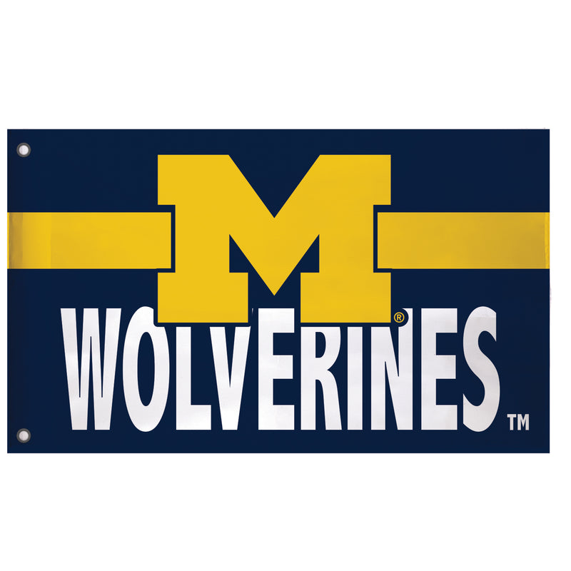 Flag, DS Burlap, Estate, University Of Michigan,17nb920