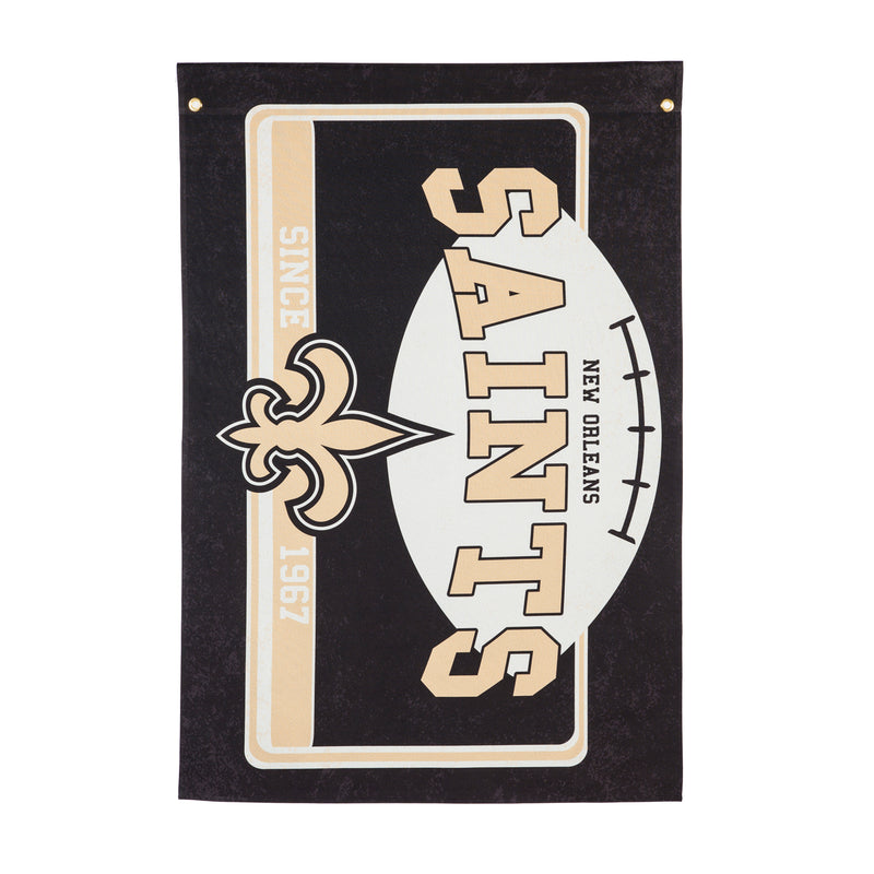 New Orleans Saints, Linen Estate Flag,17l3819