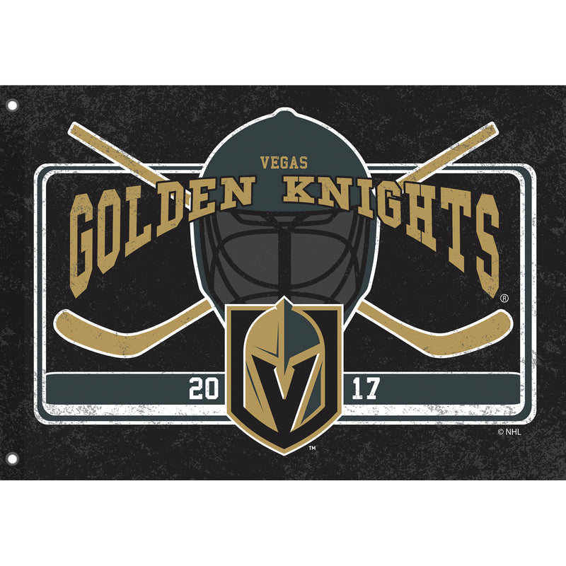 Vegas Golden Knights, Linen Estate Flag,17l4380