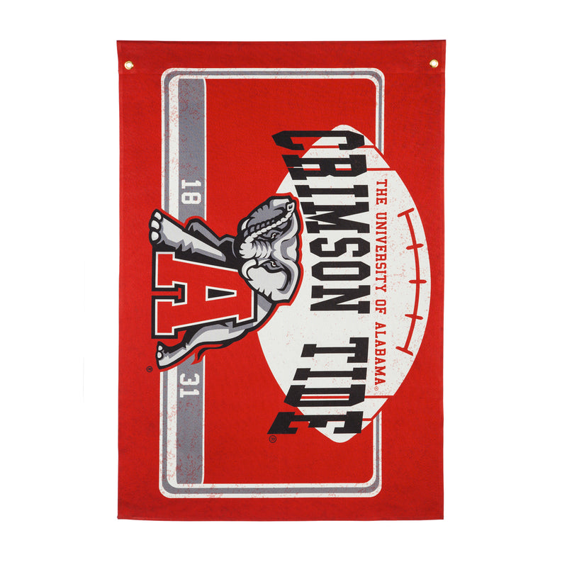 University of Alabama, Linen Estate Flag,17l924