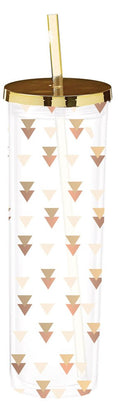 Skinny Tumbler w/ Freezable Ice Cubes, 16oz., 4 ASST,2asc200