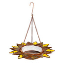 Metal and Glass Bird Feeder, Sunflower,2bf7109