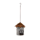 Bird Feeder with Metal Maple Leaf Roof,2bf7152