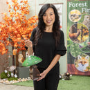 Metal Mushroom Hanging Bird Feeder,2bf7297