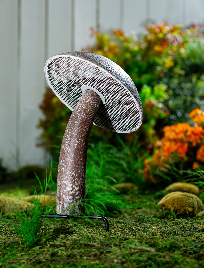 Metal Mushroom Bird Feeder,2bf7314