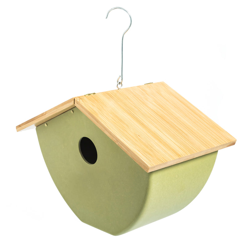 Full Circle Eco Conscious Hanging Bird House, 6.3"x9.84"x7.68"inches