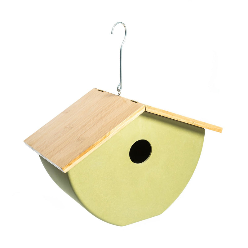 Full Circle Eco Conscious Hanging Bird House, 6.3"x9.84"x7.68"inches