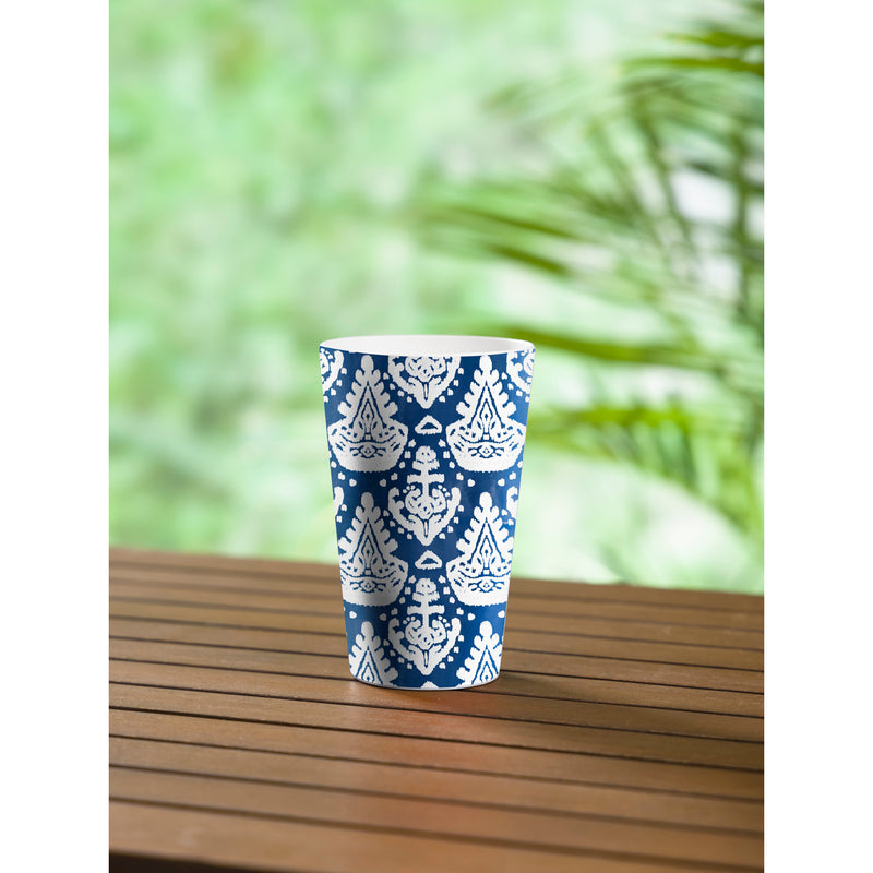 14 OZ Melamine Cup, Oasis Blue, 3.25"x3.25"x5.25"inches