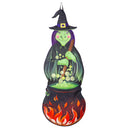 Halloween Witch with Iridescent Accents Door Banner,2db2600