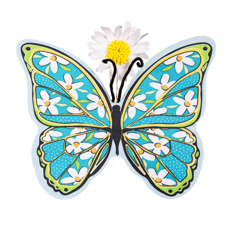 Floral Butterfly Welcome LED Window Decor,2ddw2462