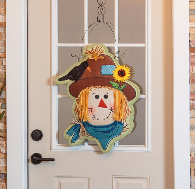 Scarecrow and Friend Estate Door Décor,2deb2577