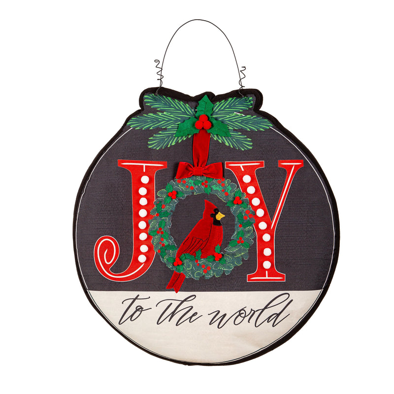 Joy to the World Wreath Estate Door Décor,2deb2606