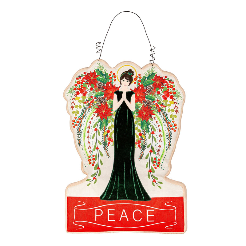 Floral Angel Estate Door Decor,2deb2611