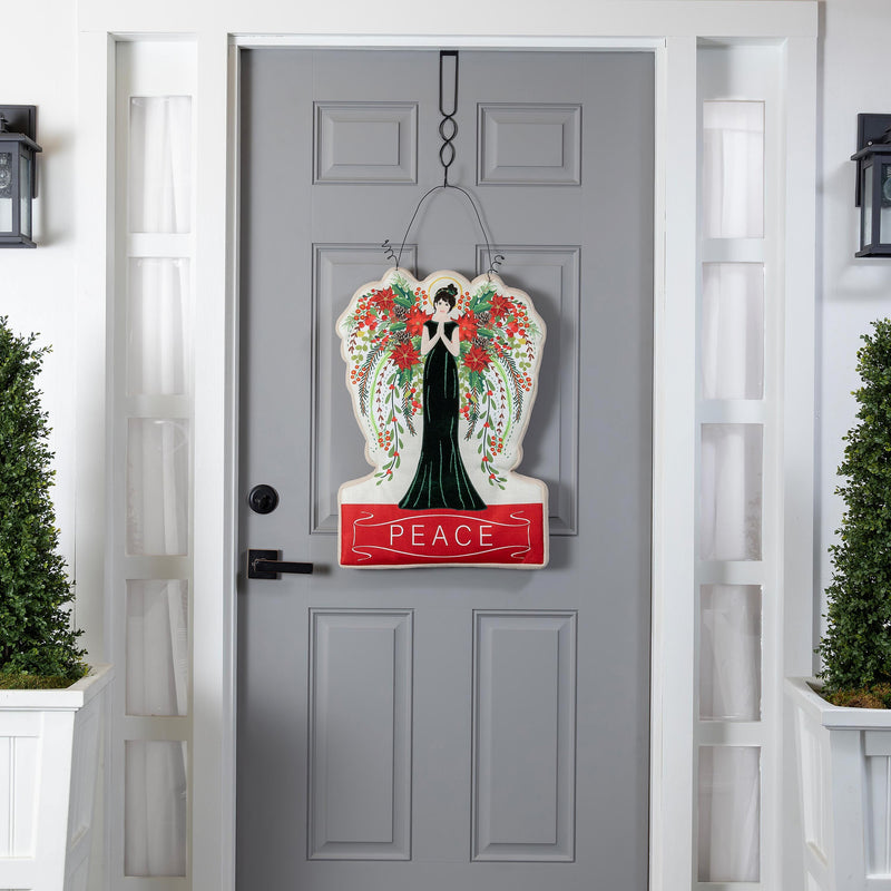 Floral Angel Estate Door Decor,2deb2611