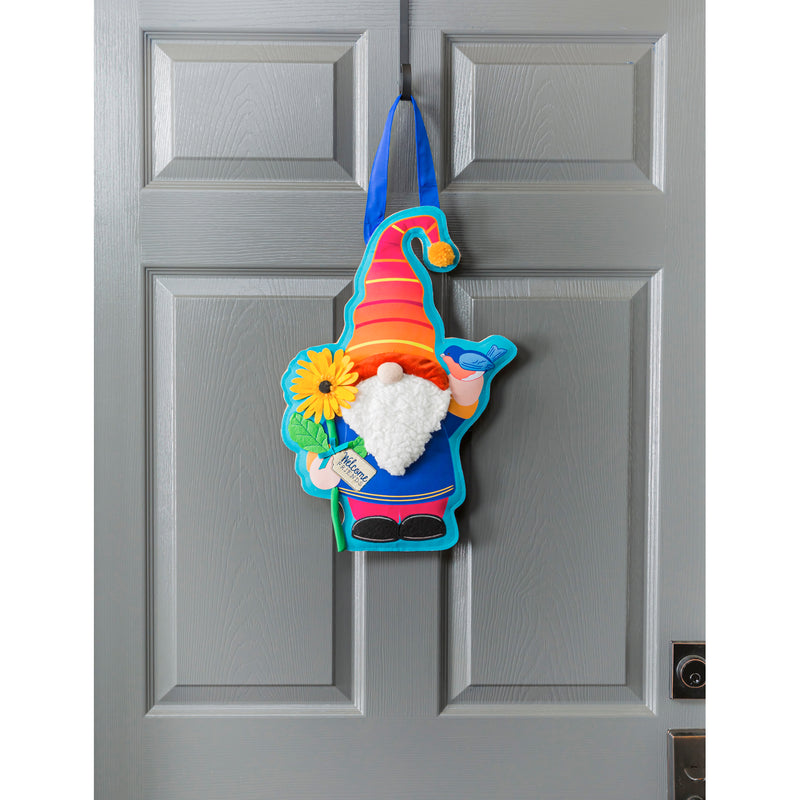 Garden Gnome Door Décor,2dhb1734