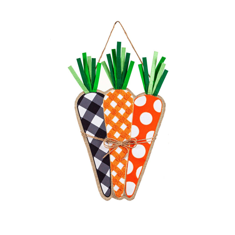 Patterned Carrots Door Décor,2dhb1830