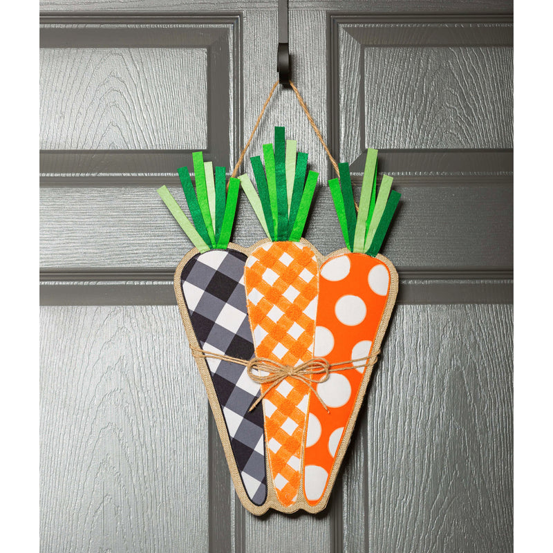 Patterned Carrots Door Décor,2dhb1830