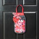 Mason Jar of Hearts Door Decor,2dhb2368