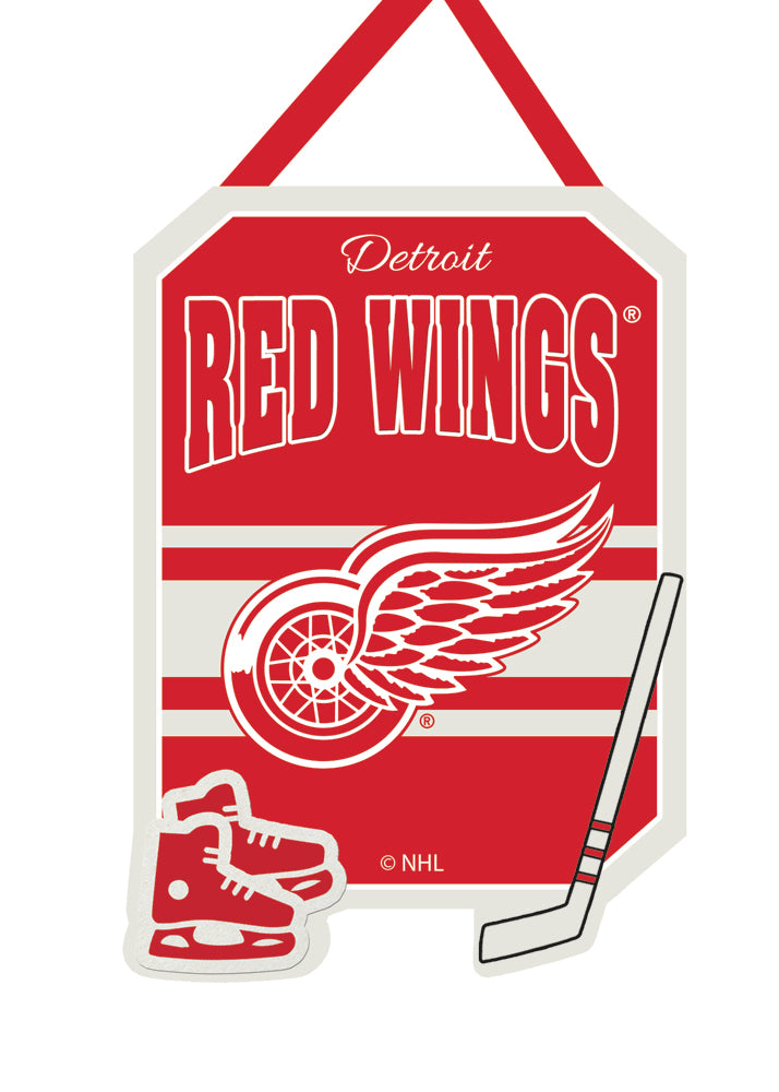 Evergreen Door Decor,  Detroit Red Wings, 20'' x 16'' inches