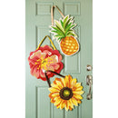 Pineapple Hooked Door Decor,2dhp1591