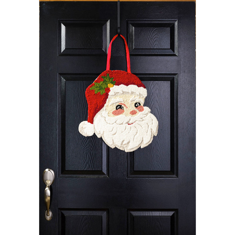 Santa Hooked Door Décor,2dhp1607