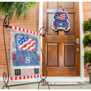 Patriotic Truck Hooked Door Decor,2dhp2276