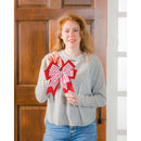 Candy Stripe Door Tag Bow,2dtb1790