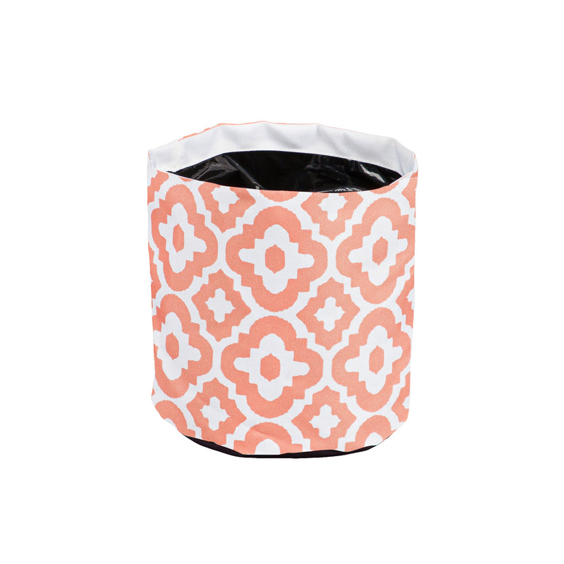 Floral Essence Round Fabric Planters, 13"x13"x13"inches