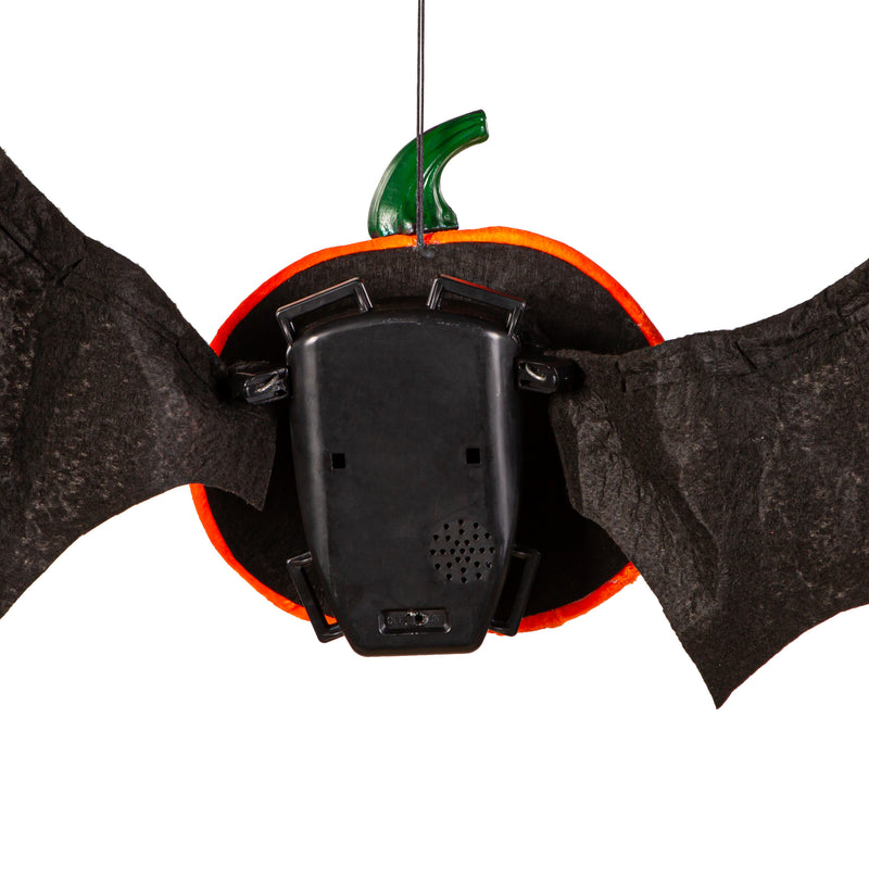 Ever Scary Flying Jack O' Lantern Animated with Sound Hanging Décor,2fwf2595bl