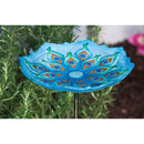 Birdbath on Stake, Peacock,2gb209